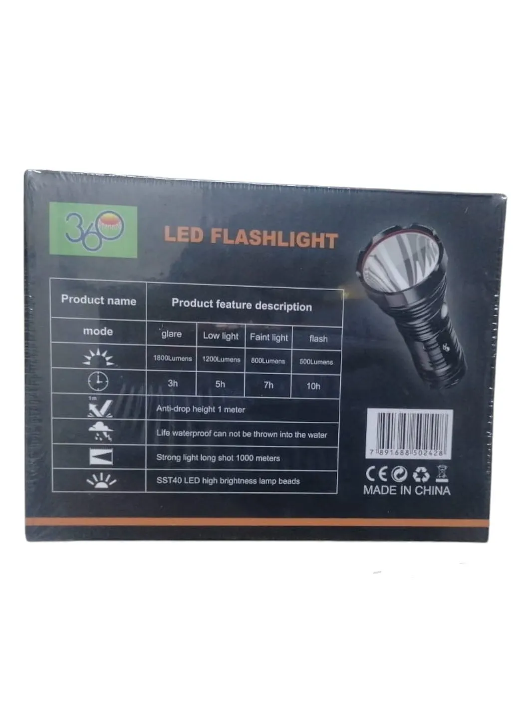 كشاف 360light يدوي قوي-2