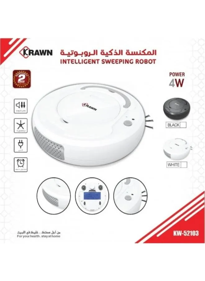 مكنسة ذكيه بتصميم روبوت قابله لاعادة لشحن kw-52103-1