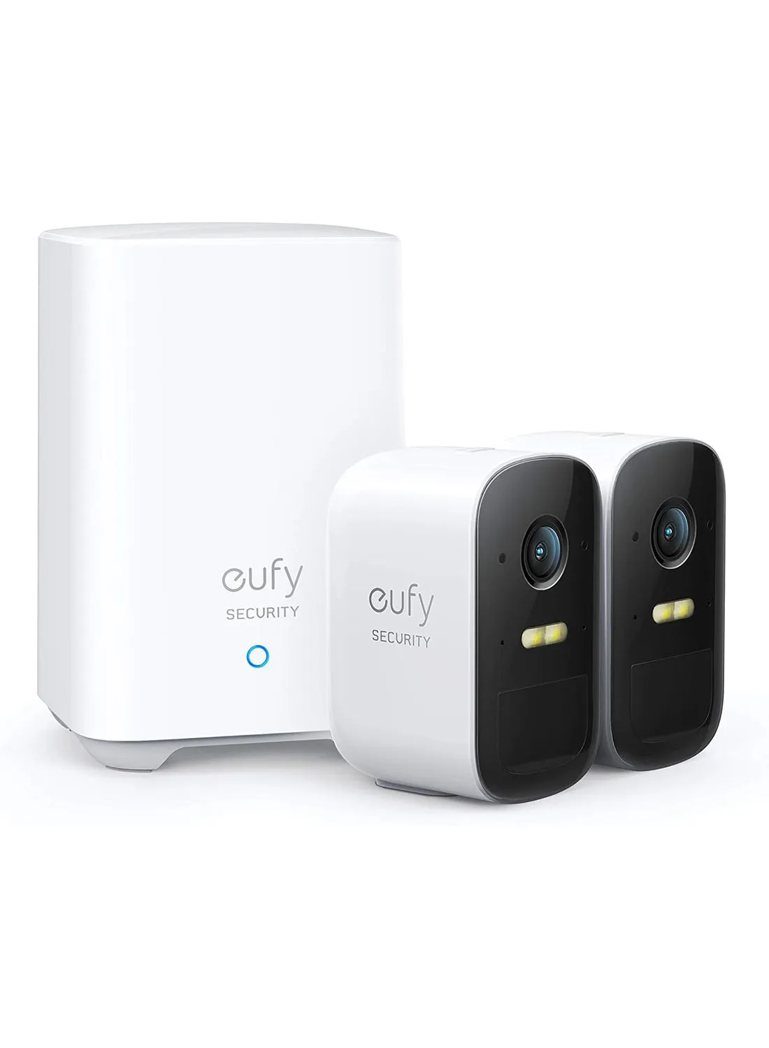 eufyCam 2C 2-Cam Kit نظام أمان منزلي لاسلكي مع عمر بطارية يصل إلى 180 يومًا-1