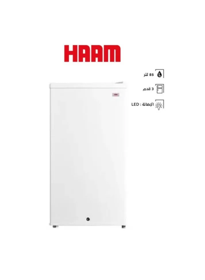 Single Door Refrigerator 3 Feet 85L HM112WRF-M22 White-1