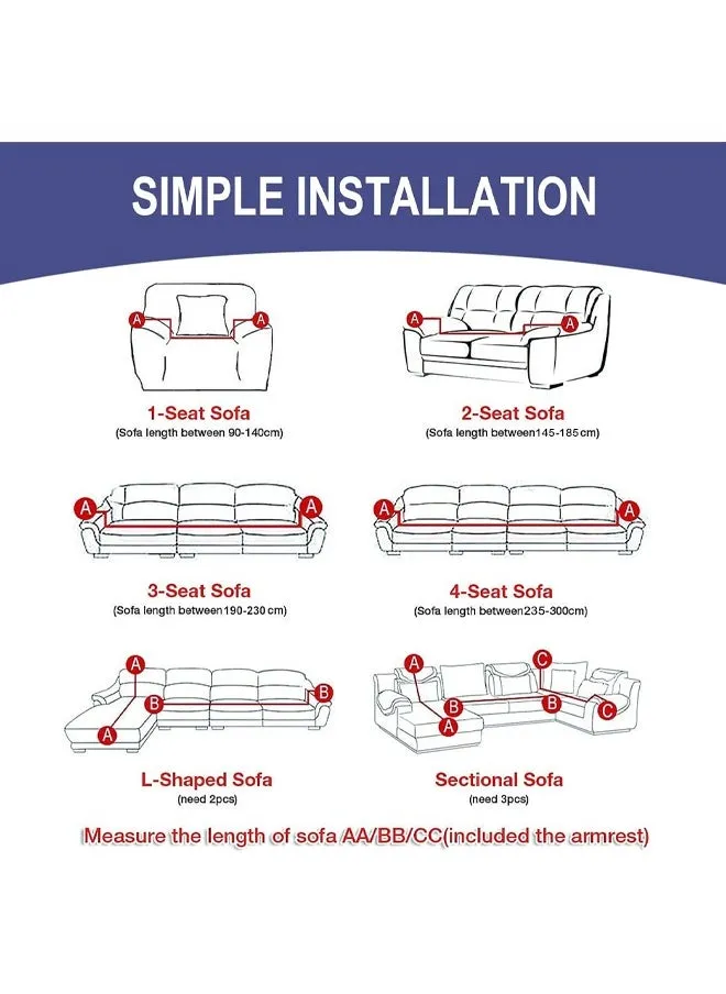 غطاء أريكة، أغطية أريكة قابلة للتمدد، أغطية أريكة قابلة للتمدد، وسادة مقعد، واقي أثاث عالمي مرن قابل للغسل على الطراز الشمالي-2