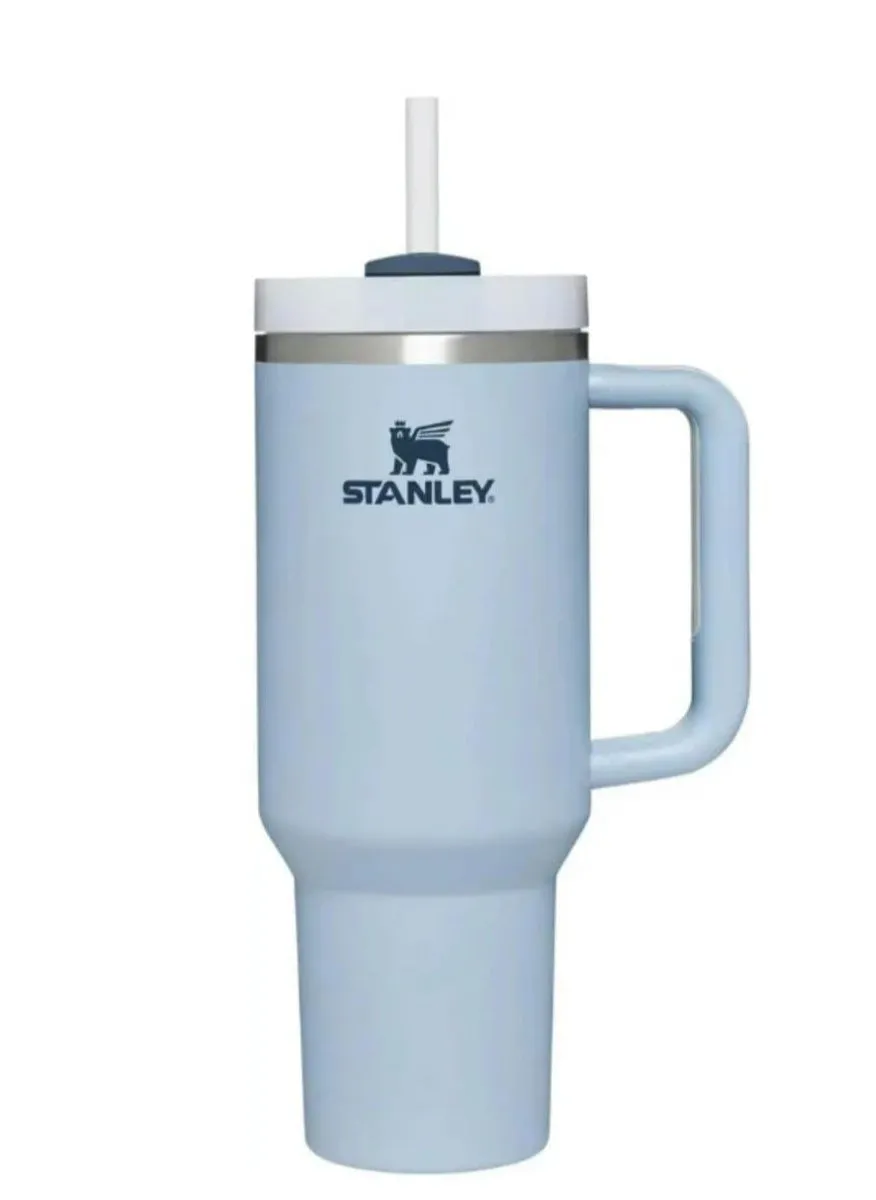 STANLEY Heather Quencher H2.0 FlowState Stainless Steel Vacuum Insulated Tumbler with Lid and Straw for Water, Iced Tea or Coffee 40 oz (Heather, 40 oz)-1