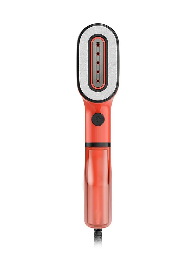 TEFAL Pure POP Garment Steamer | Steams/Purifies Garments | Steam Output Up to 20 g/min | Removes Lint | Delicate Fabrics | Reversible Pad System | Ultra-Compact | Travel-Friendly | Fast Heat-Up | 70 ml 1300 W DT2022G0 Coral Red-2