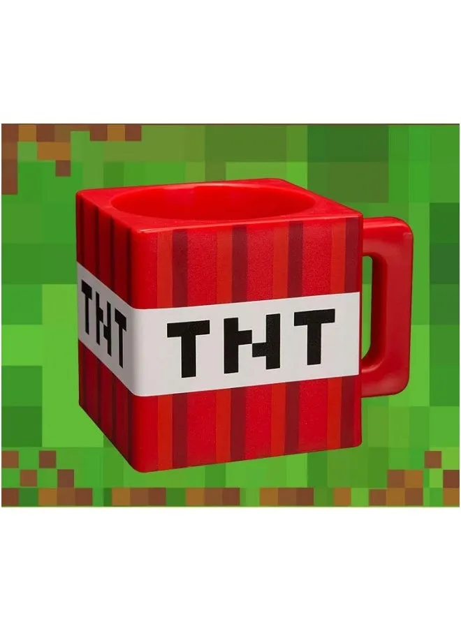 كوب Minecraft هو منتج تجاري مزين بأنماط ونماذج من لعبة Minecraft. هذا الكوب مناسب للأطفال ويمكن استخدامه ككوب للشرب.-1