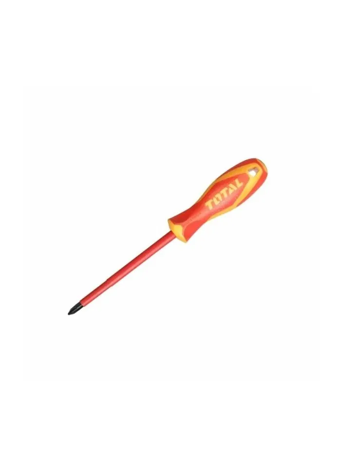 TOTAL Insulated ScrewDriver PH2 X 100 THTISPH2100-1