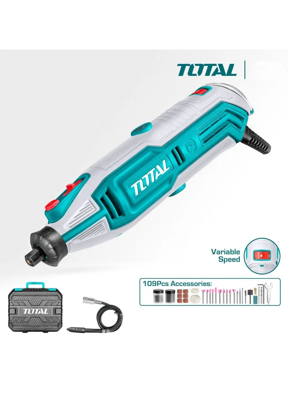 TOTAL Mini Grinder 130W TG513326-2