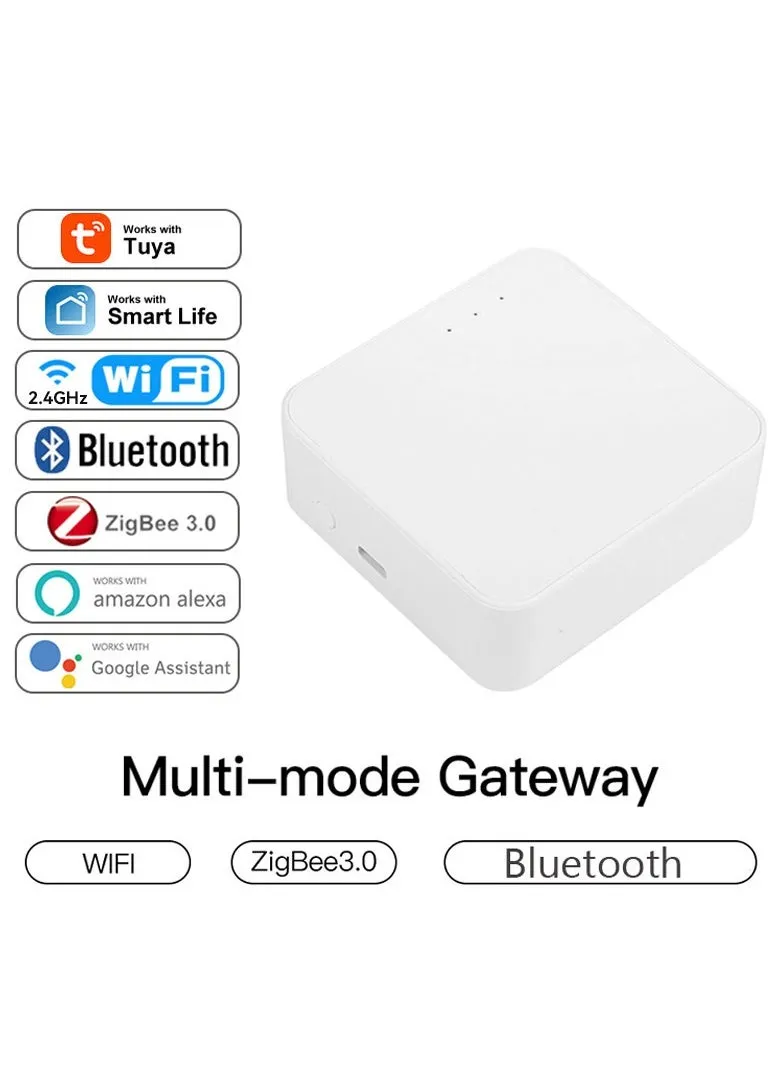 Tuya Smart Multimode Hub Wifi Zigbee Bluetooth Hub يعمل لجميع أجهزة Tuya Zigbee Bluetooth، ويعمل التحكم في التطبيقات مع Alexa Google Home-1