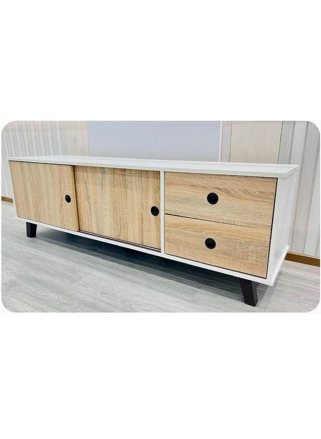 TV Table Retractable Television Cabinet 160*40*45cm-1