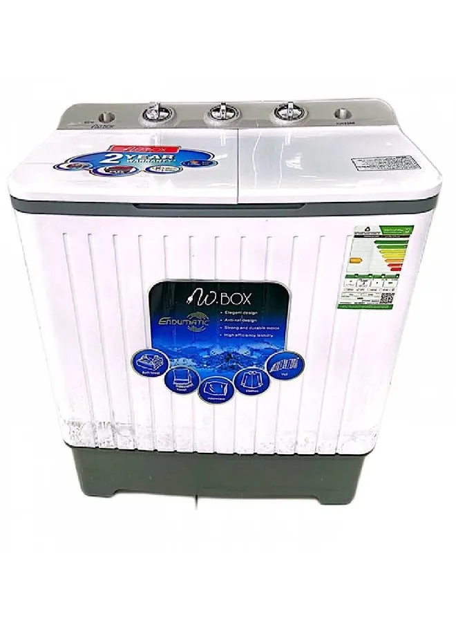 Twin Tub Washing Machine - 7 kg - Top Load - White - WB9010L-2