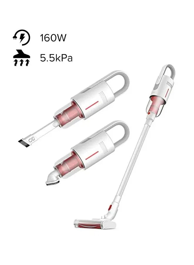 مكنسة كهربائية بتصميم محمول وخفيف للغاية 160 W DEM-VC20 PLUS وردي، أبيض-1