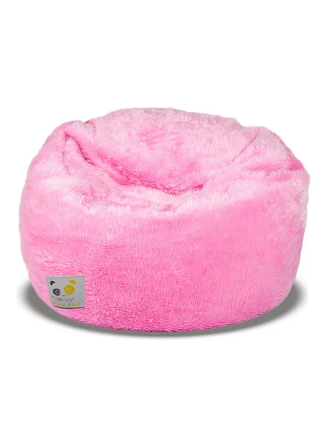 Ultra-Soft Bean Bag Relaxing Chair Baby Pink 80 x 35 x 80cm-1