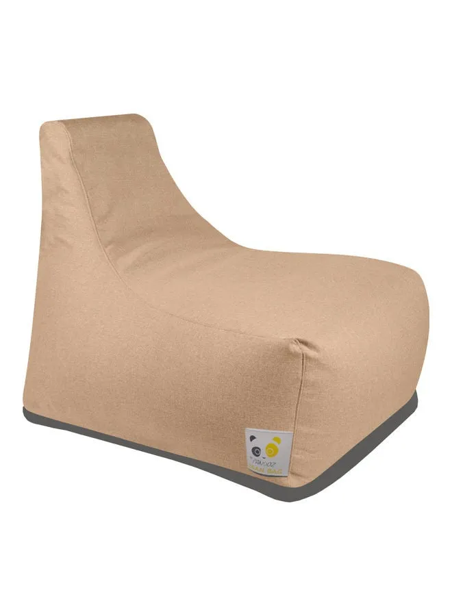 Ultra-Soft Bean Bag Relaxing Chair Beige 90 x 35 x 90cm-1