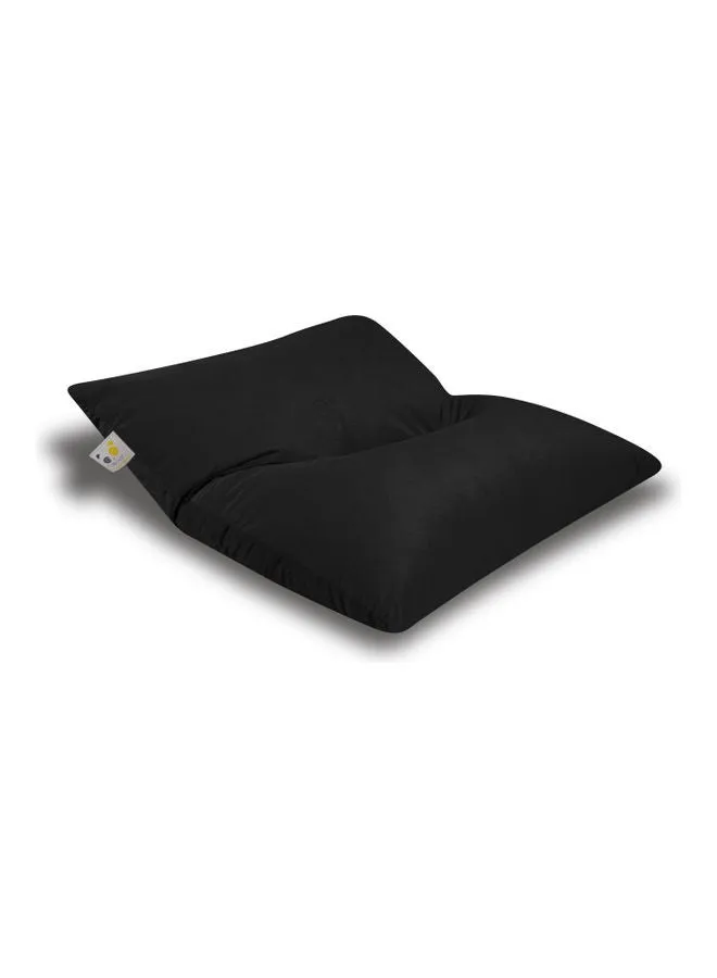 Ultra-Soft Bean Bag Relaxing Chair Black-1