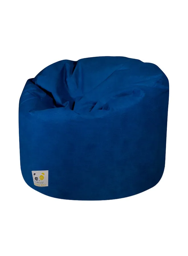 Ultra-Soft Bean Bag Relaxing Chair Blue 110x35x110cm-1