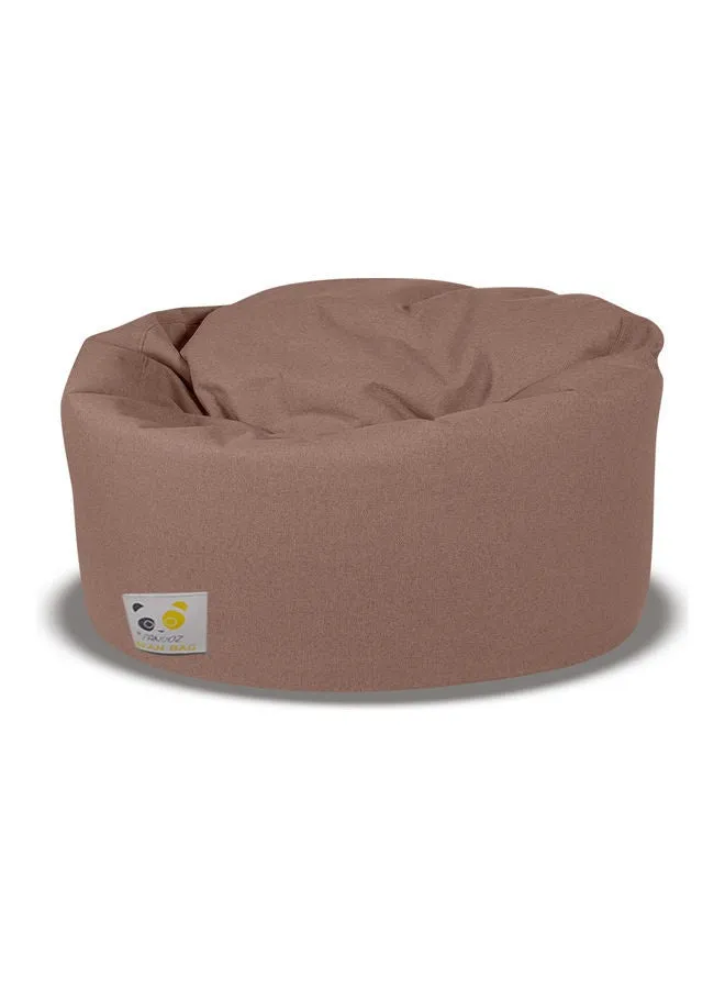 Ultra-Soft Bean Bag Relaxing Chair Brown 120 x 35 x 120cm-1