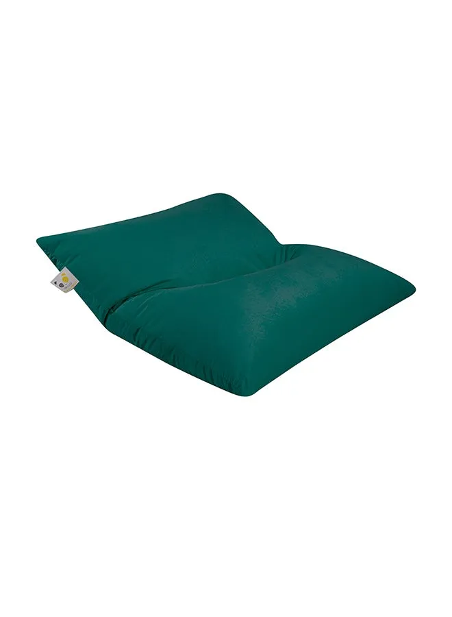 Ultra-Soft Bean Bag Relaxing Chair Green 140x25x160cm-1