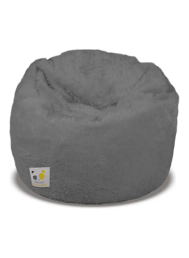 Ultra-Soft Bean Bag Relaxing Chair Grey 110 x 35 x 110cm-1