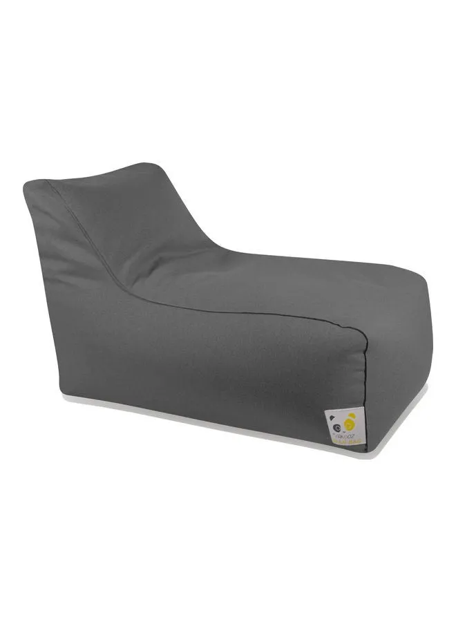 Ultra-Soft Bean Bag Relaxing Chair Grey 120 x 35 x 90cm-1