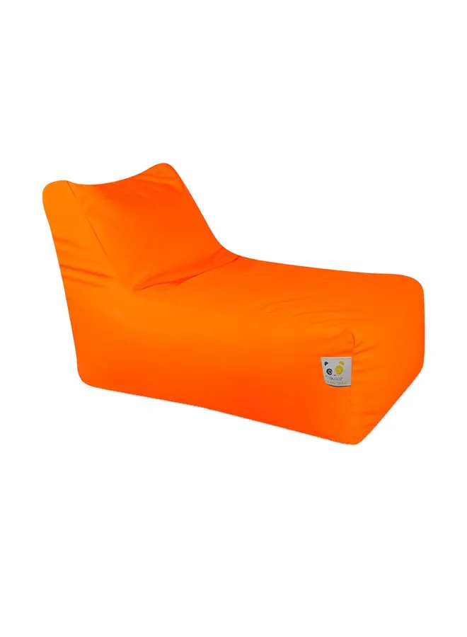 Ultra-Soft Bean Bag Relaxing Chair Orange 120x35x90cm-1