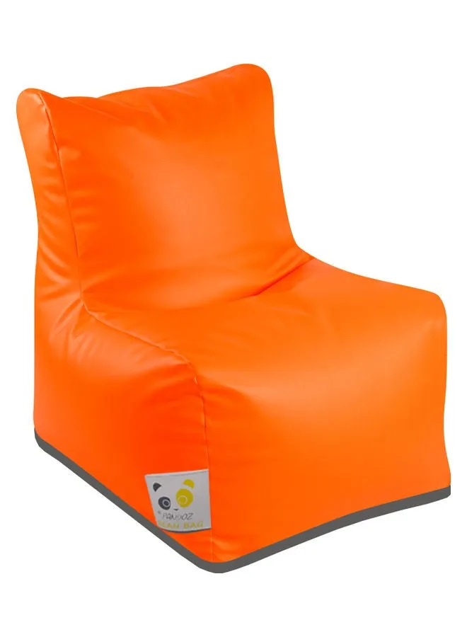 Ultra-Soft Bean Bag Relaxing Chair Orange 85 x 35 x 65cm-1