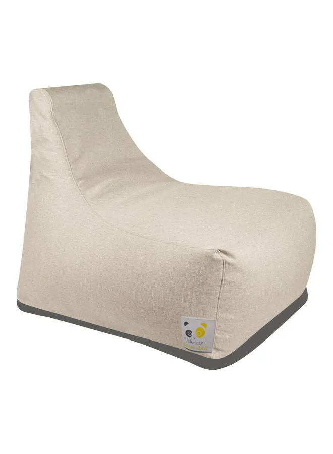 Ultra-Soft Bean Bag Relaxing Chair White 90 x 35 x 90cm-1