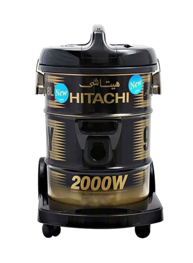 مكنسة كهربائية 18 L 2000 W CV-945F SS220 BK ذهبي/ أسود-2