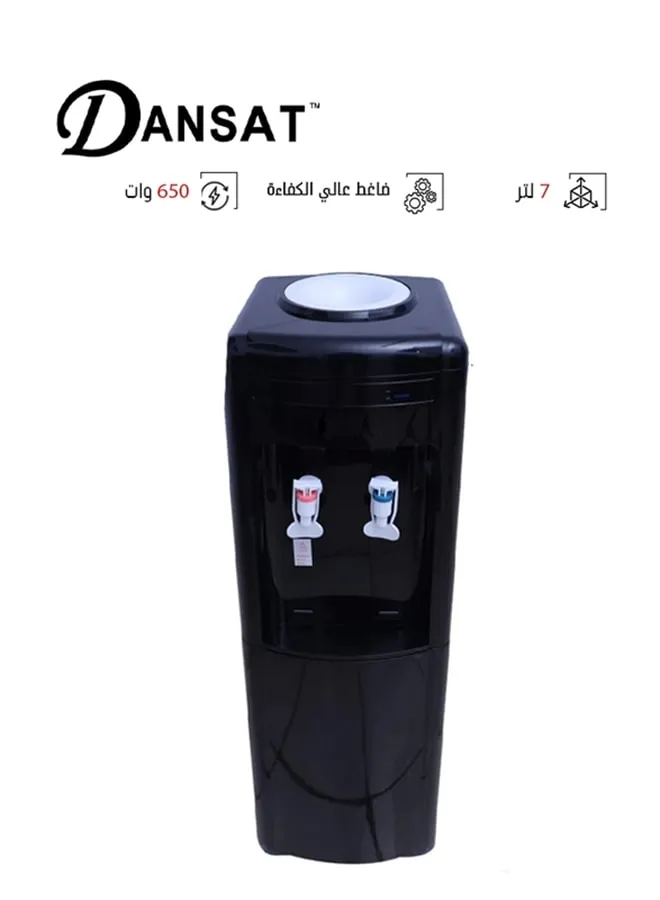 مبرد مياه 2 حنفية بارد وساخن DAN550WD لون أسود-1