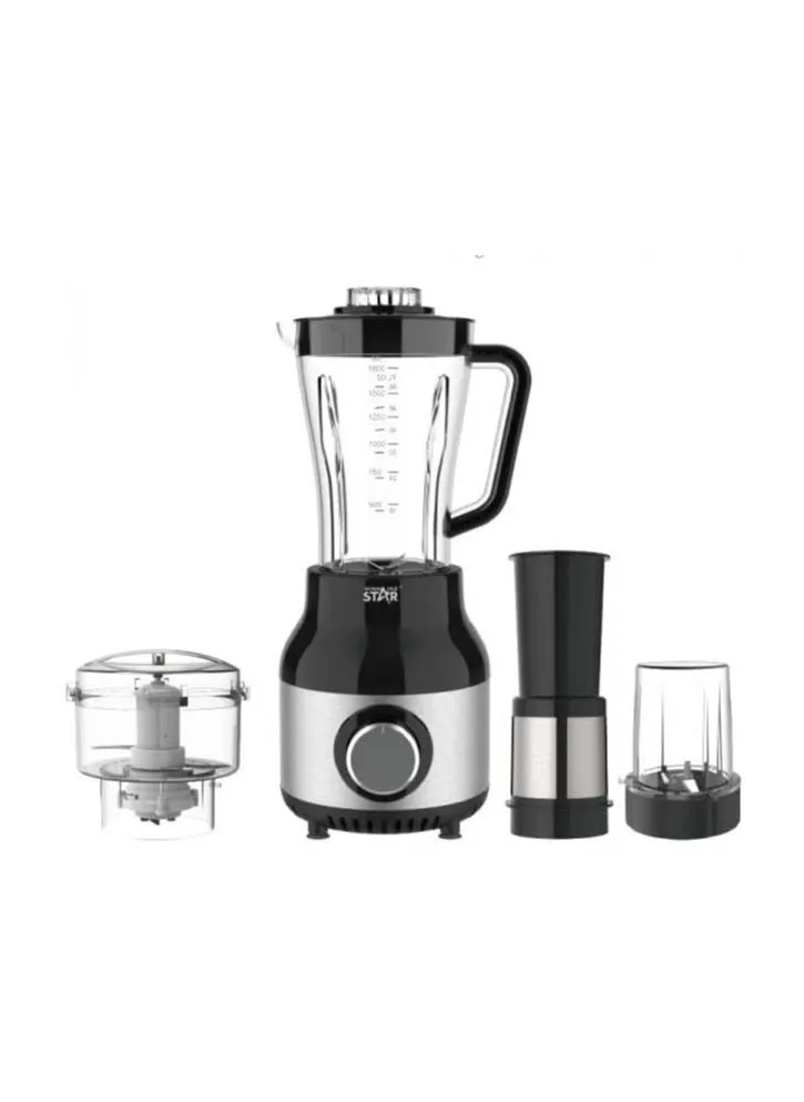 WINNING STAR 500W 1.8L Electric 4 in 1 Multi-Functional Juicer Blender Food Processor Cooking Machine with 7630-1