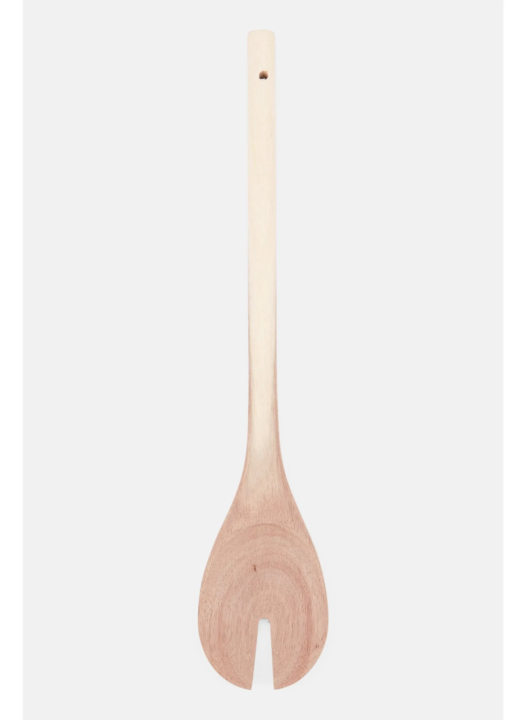 Wooded Fork Salad 33cm, Tan-1